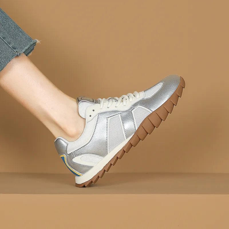 D FUSE SCANDINAVIA German Army Trainers White Sneakers Low Top Skateboard Shoes Women's-5