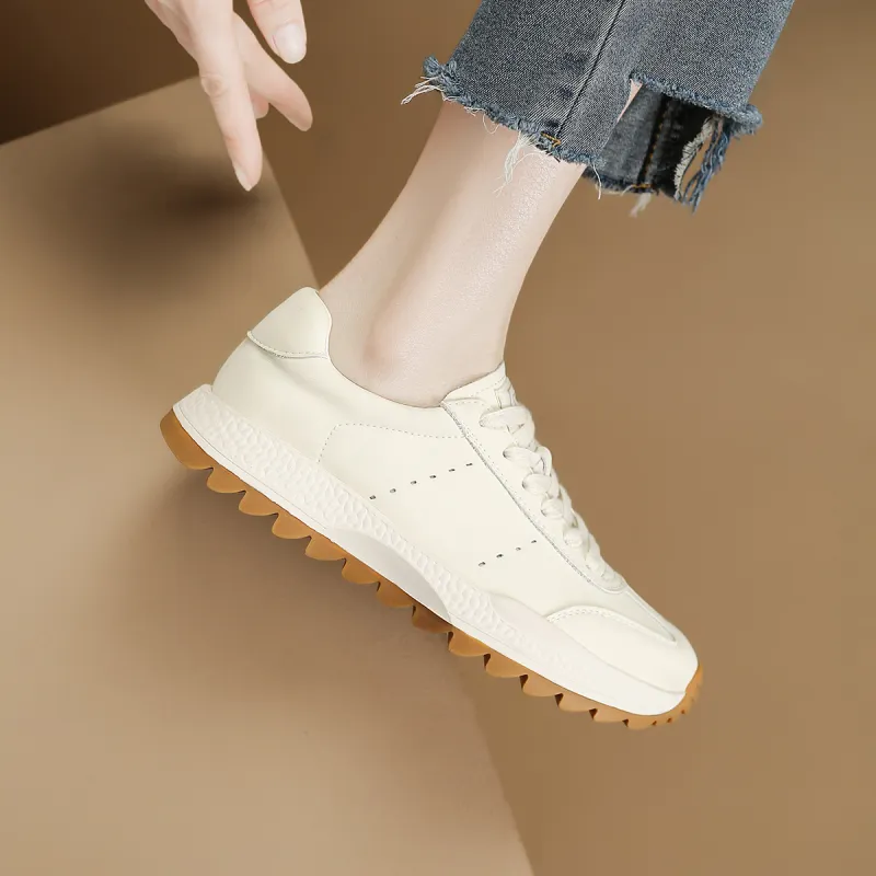 D FUSE SCANDINAVIA Low Top Casual Shoes Women's Ecru-5