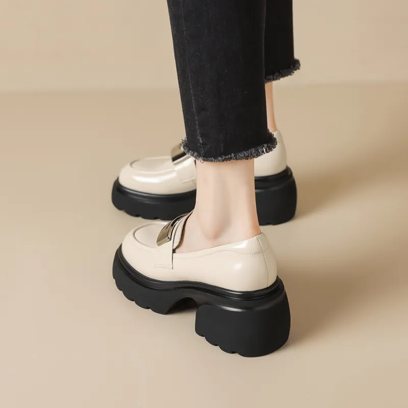 D FUSE SCANDINAVIA Loafers 7.5cm Women's Black-13