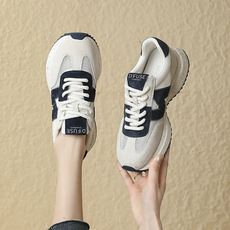 D FUSE SCANDINAVIA Ah Gan Shoes Cushioning Anti Slip And Wear Resistant Low Top Chunky Sneakers Women's-4
