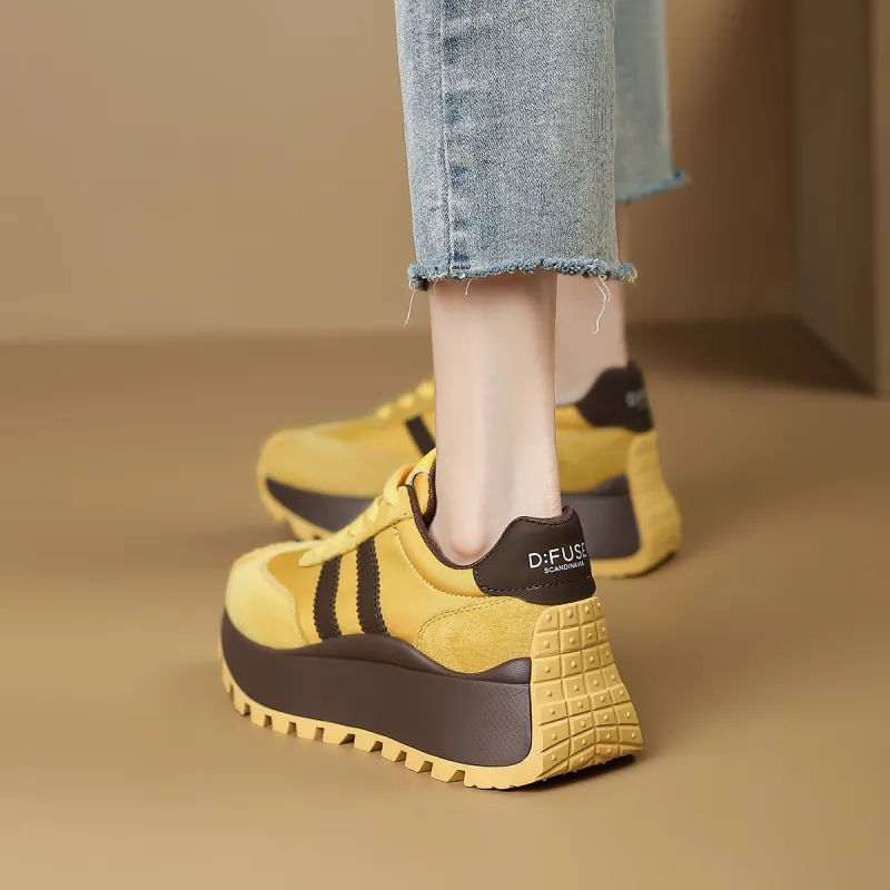 D:FUSE SCANDINAVIA Ah-Gan Shoes Anti-Slip And Wear-Resistant Lightweight Low-Top Casual Shoes Women's-1