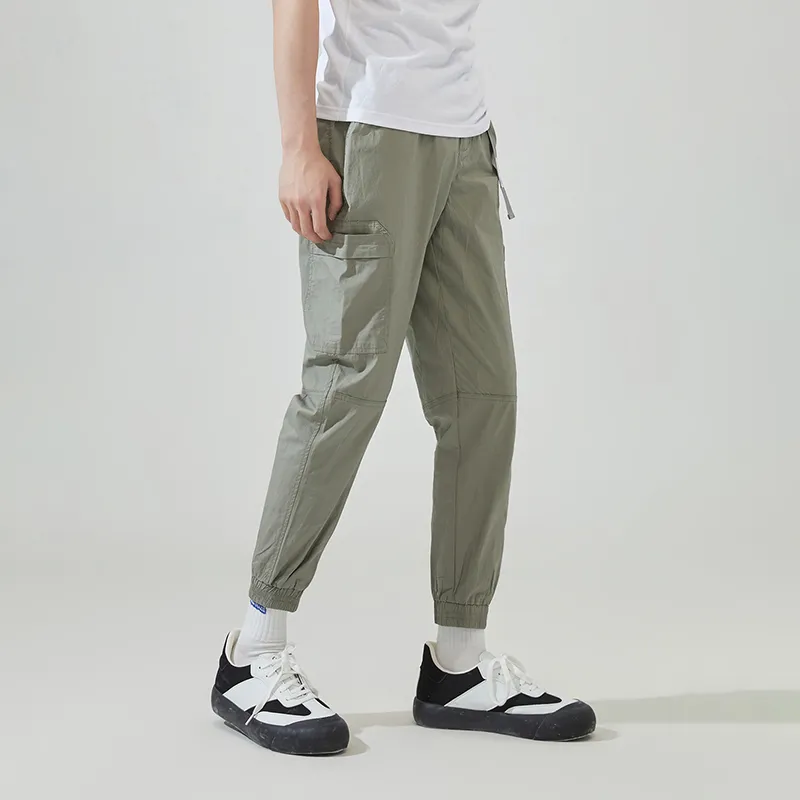 Tonlion Casual Pants Men's Newborn Green-3