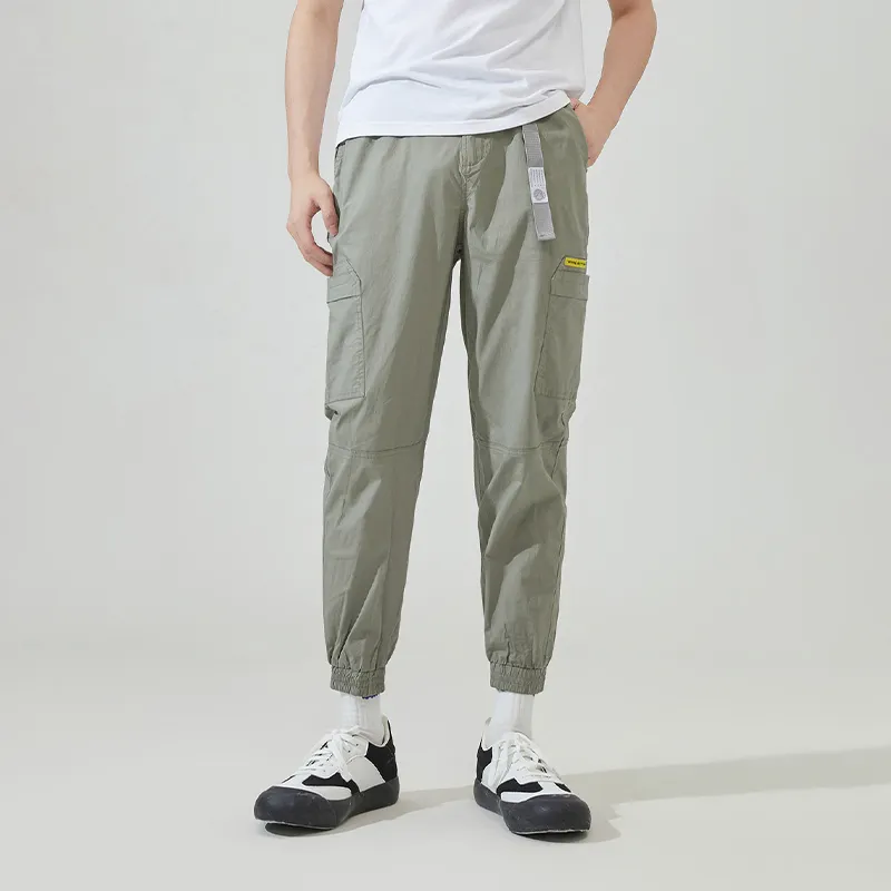Tonlion Casual Pants Men's Newborn Green-2