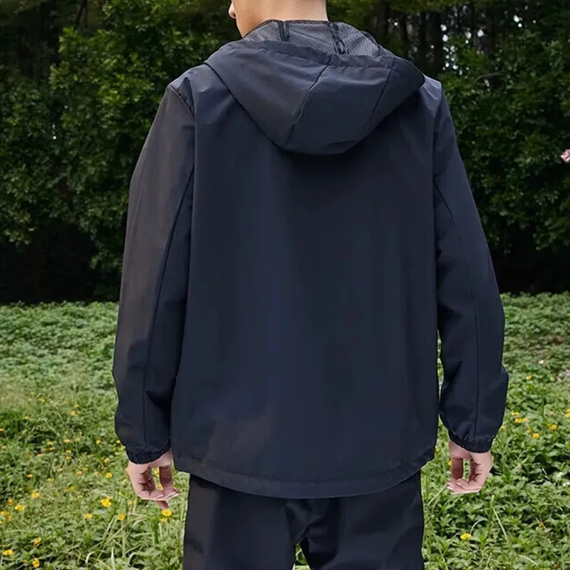 QIAODAN Jackets Coats Men's Black-3