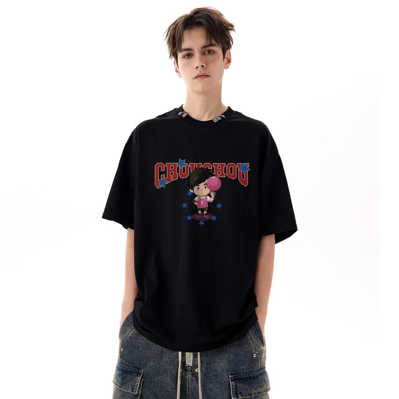 CHOUCHOUS Short Sleeved T Shirts Women's-2