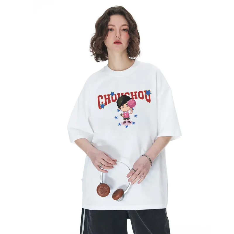 CHOUCHOUS Short Sleeved T Shirts Women's-7