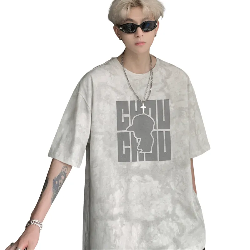 CHOUCHOUS Drop Shoulder Sleeve T Shirt Women's-6