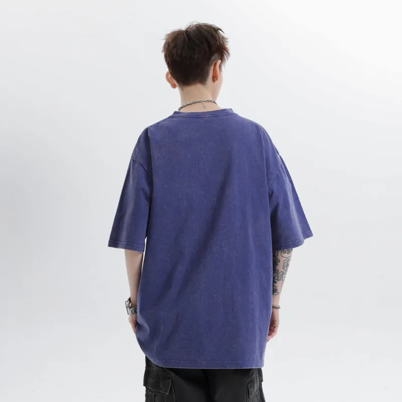 CHOUCHOUS Drop Shoulder Sleeve T Shirt Women's-10