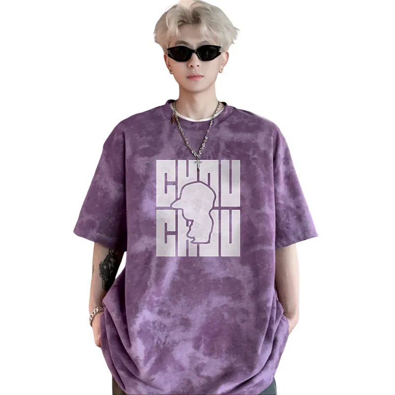 CHOUCHOUS Drop Shoulder Sleeve T Shirt Women's-11