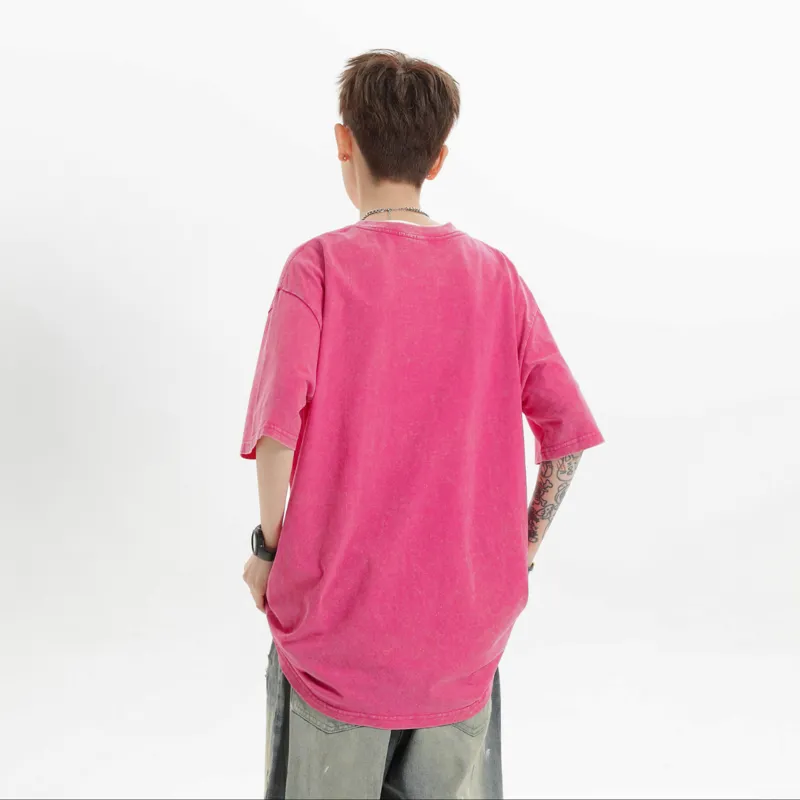 CHOUCHOUS Drop Shoulder Sleeve T Shirt Women's-10