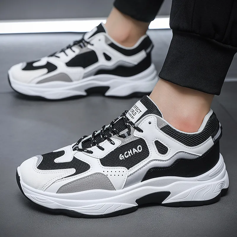 M.M Party Anti Slip Wear Resistant Low Top Chunky Sneakers Men's-7