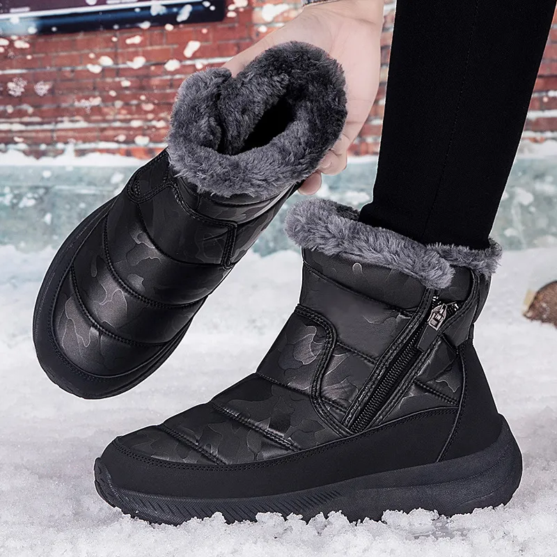 M.M Party Thermal Slip Resistant Short Snow Boots Women's-11