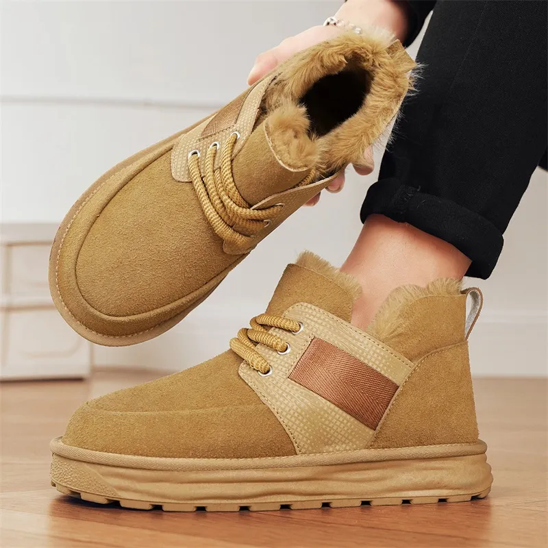 M.M Party Thermal Slip Resistant Snow Boots Men's-9