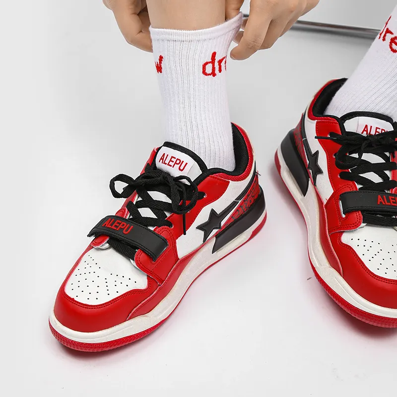 M.M Party Low Top Skateboard Shoes Unisex-33