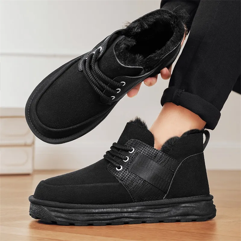 M.M Party Thermal Slip Resistant Snow Boots Men's-4