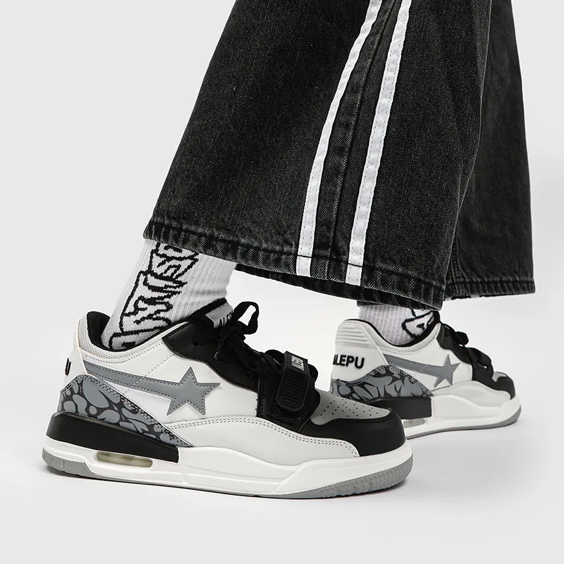 M.M Party Low Top Skateboard Shoes Unisex-17