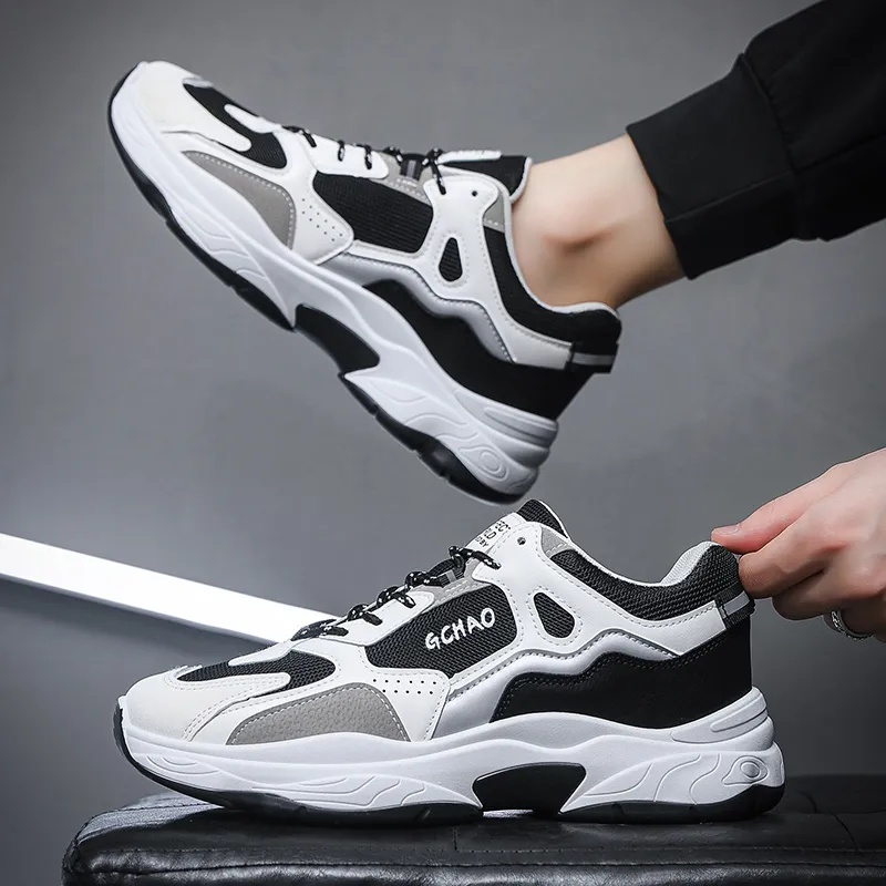 M.M Party Anti Slip Wear Resistant Low Top Chunky Sneakers Men's-12