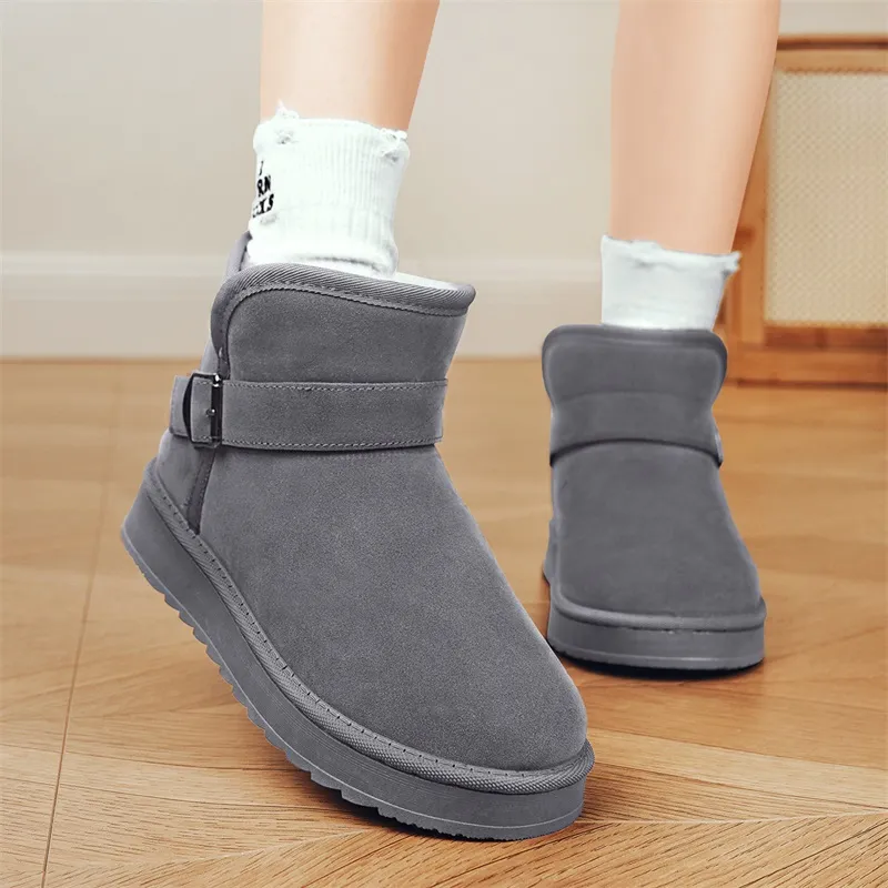 M.M Party Thermal Slip Resistant Crew Snow Boots Unisex-3