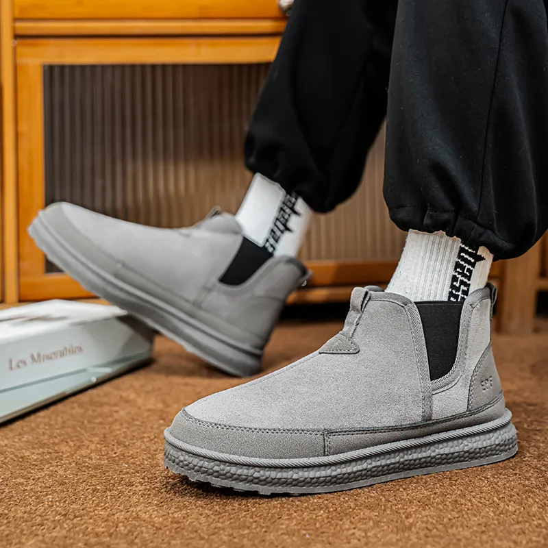 M.M Party Thermal Slip Resistant Short Snow Boots Men's-9
