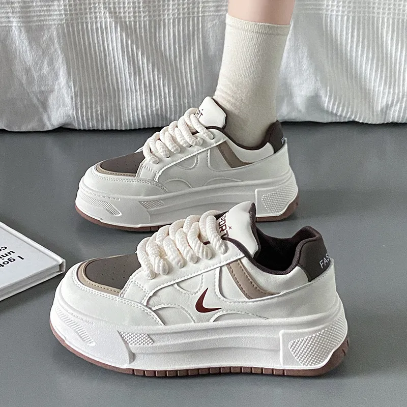M.M Party Waterproof Abrasion Resistant Balance Low Top Skateboard Shoes Women's-1