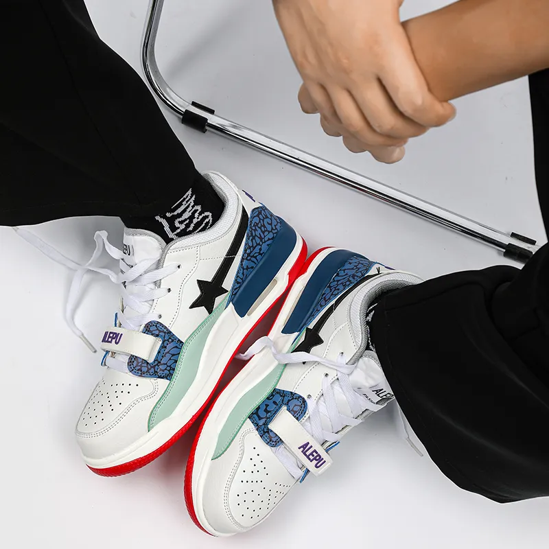 M.M Party Low Top Skateboard Shoes Unisex-1