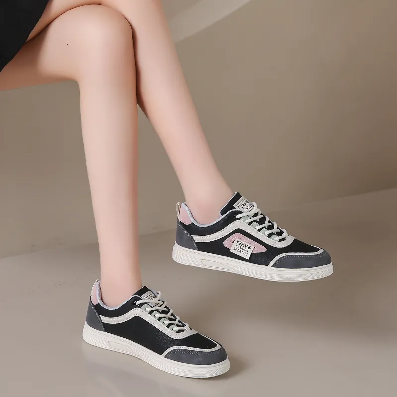 M.M Party Slip Resistant, Abrasion Resistant, And Balanced Low Top Skateboard Shoes Women's-3
