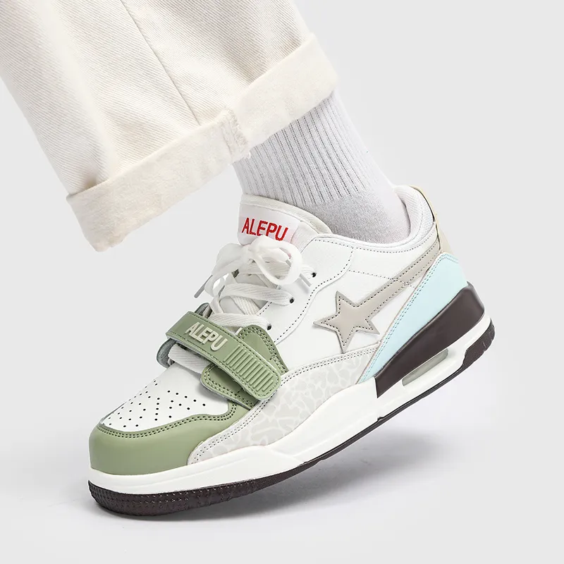 M.M Party Low Top Skateboard Shoes Unisex-40