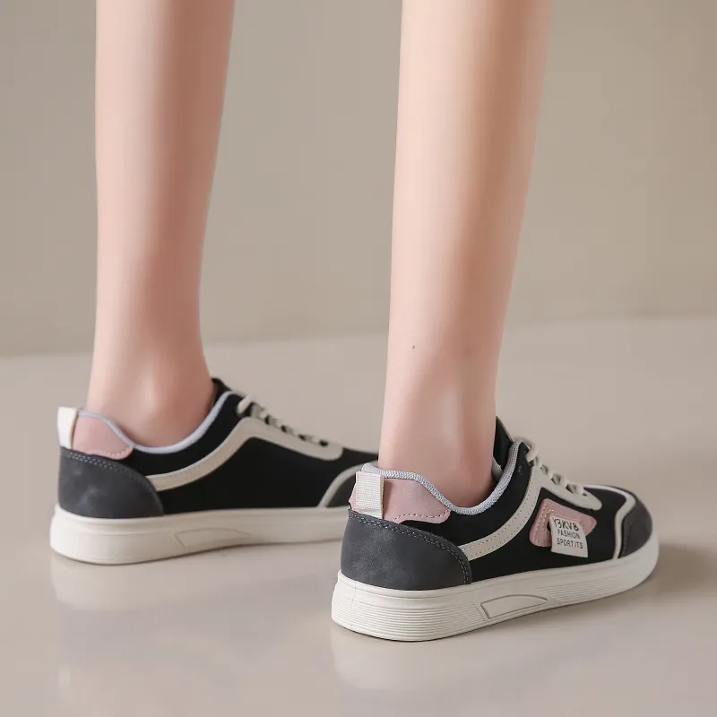 M.M Party Slip Resistant, Abrasion Resistant, And Balanced Low Top Skateboard Shoes Women's-5