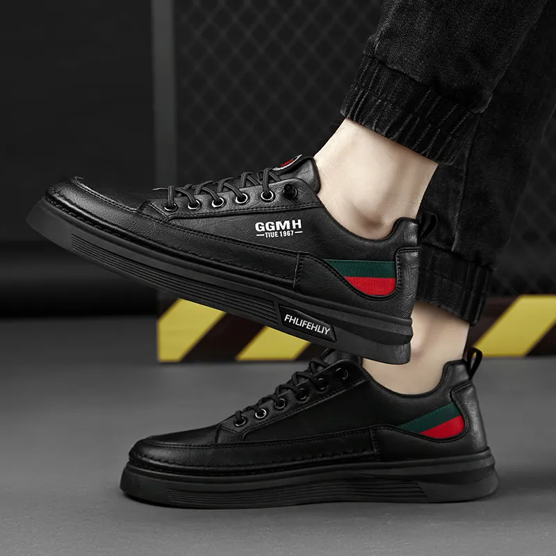 M.M Party Anti Slip Wear Resistant Low Top Skateboard Shoes Men's-1