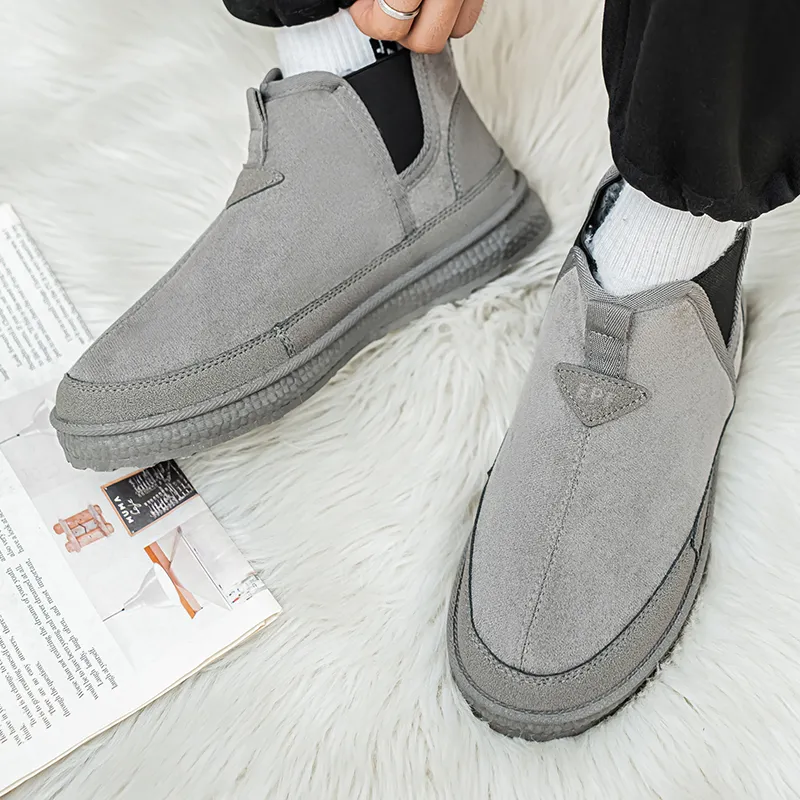 M.M Party Thermal Slip Resistant Short Snow Boots Men's-7