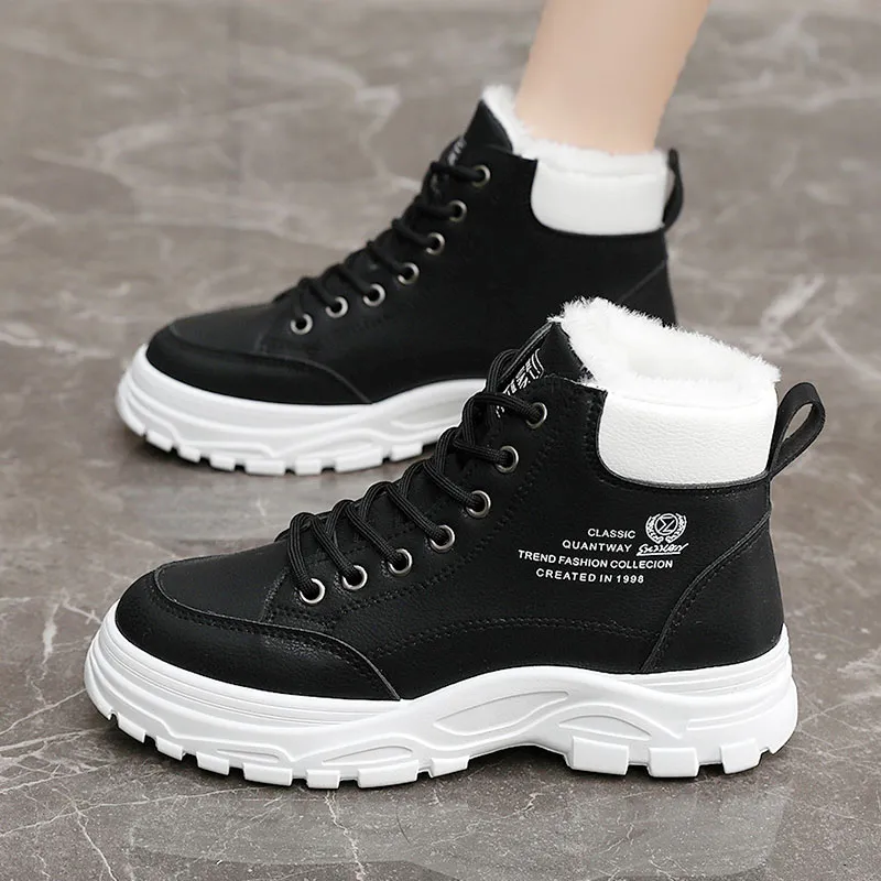M.M Party Thermal Waterproof Abrasion Resistant Cushioning Short Snow Boots Women's-4