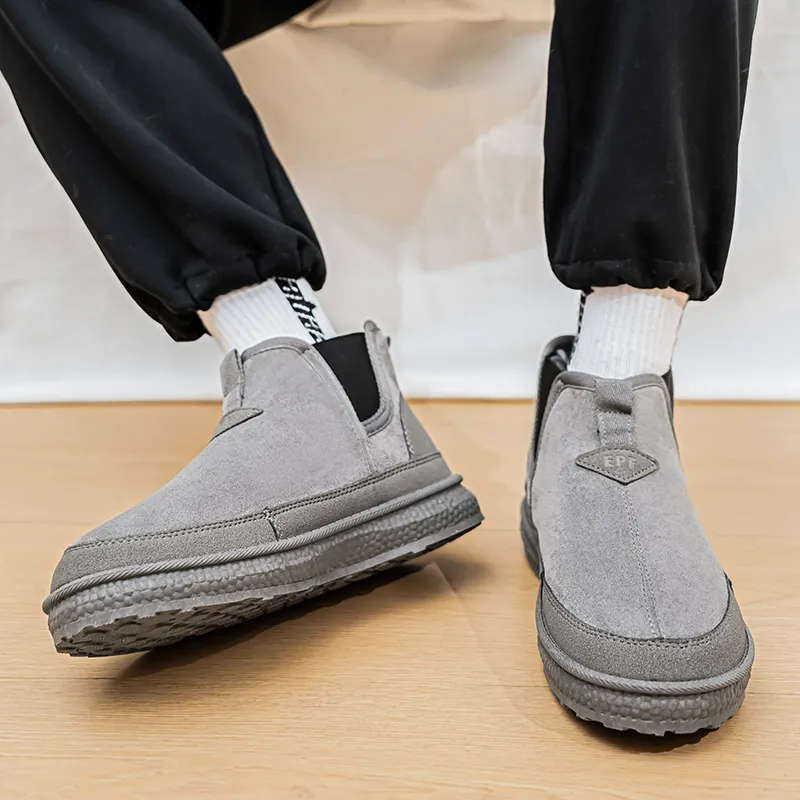 M.M Party Thermal Slip Resistant Short Snow Boots Men's-8