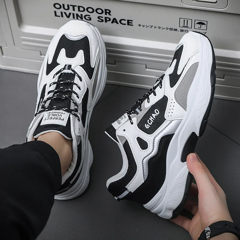 M.M Party Anti Slip Wear Resistant Low Top Chunky Sneakers Men's-9