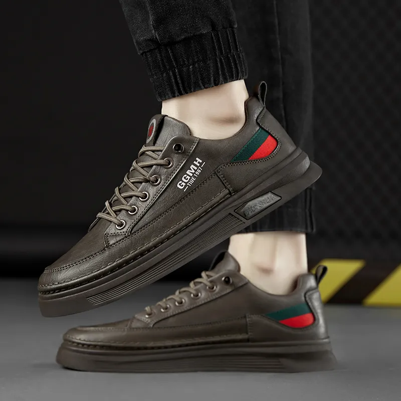 M.M Party Anti Slip Wear Resistant Low Top Skateboard Shoes Men's-7
