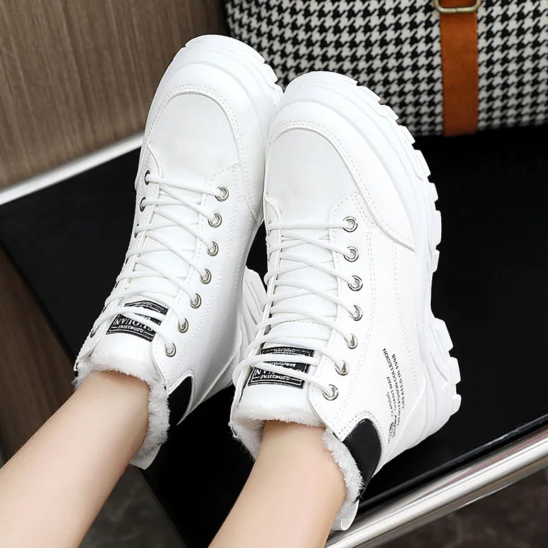M.M Party Thermal Waterproof Abrasion Resistant Cushioning Short Snow Boots Women's-2