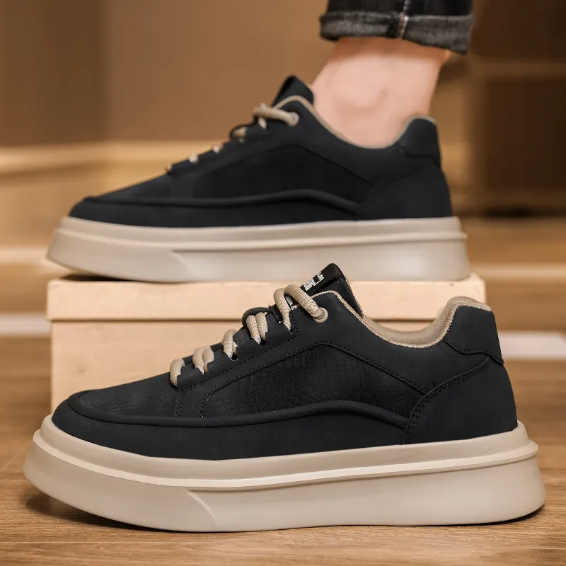 M.M Party Anti Slip Wear Resistant Low Top Skateboard Shoes Men's-1