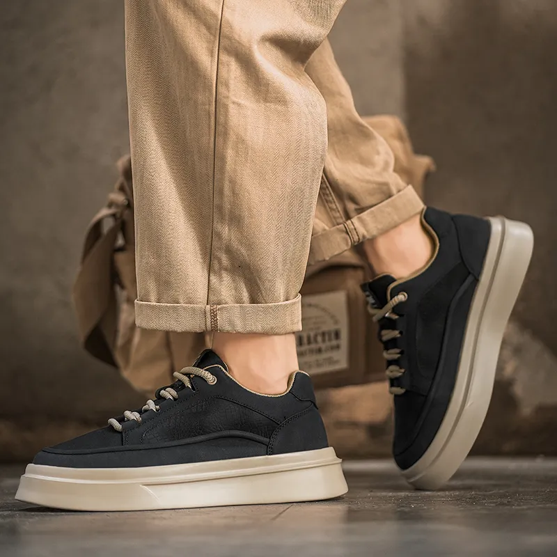 M.M Party Anti Slip Wear Resistant Low Top Skateboard Shoes Men's-4