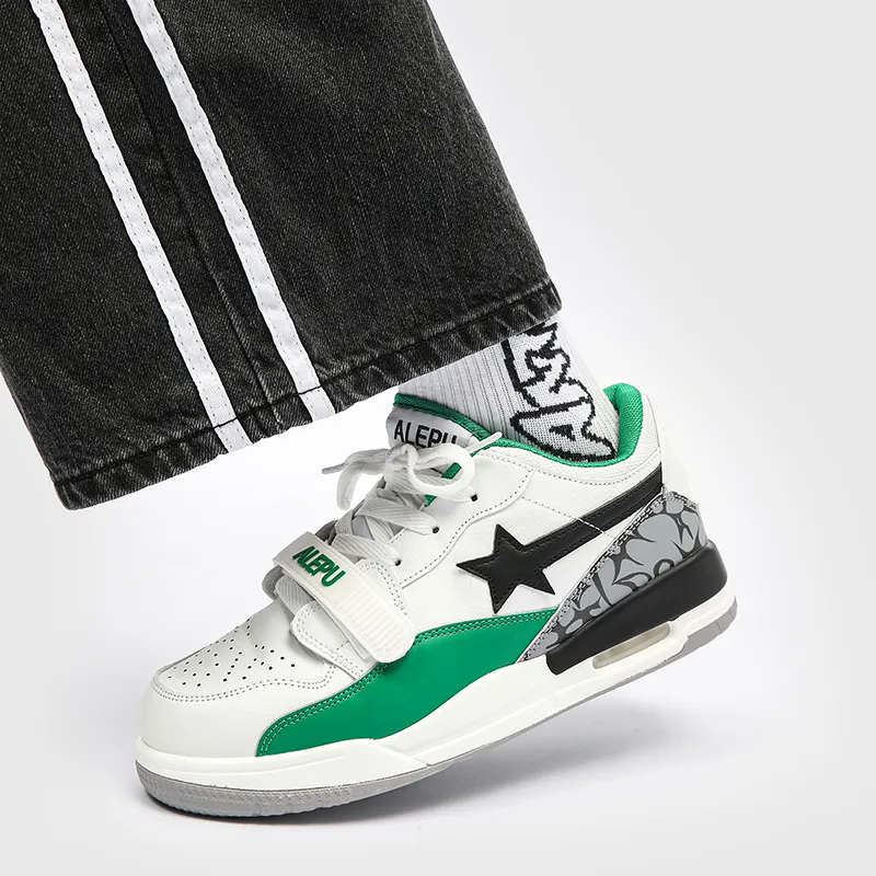 M.M Party Low Top Skateboard Shoes Unisex-67