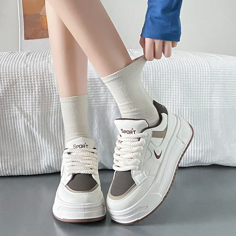 M.M Party Waterproof Abrasion Resistant Balance Low Top Skateboard Shoes Women's-3