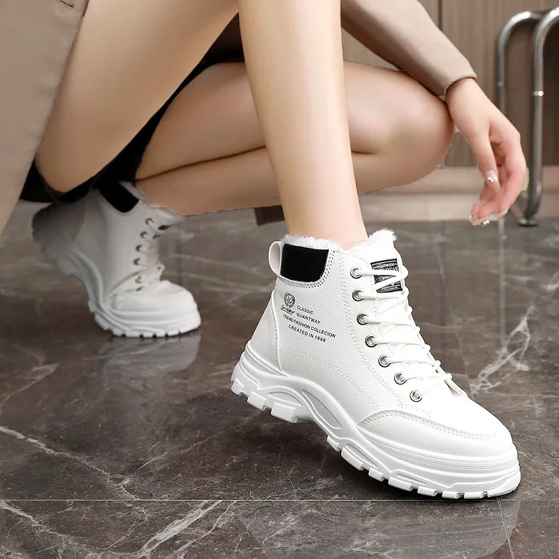 M.M Party Thermal Waterproof Abrasion Resistant Cushioning Short Snow Boots Women's-1