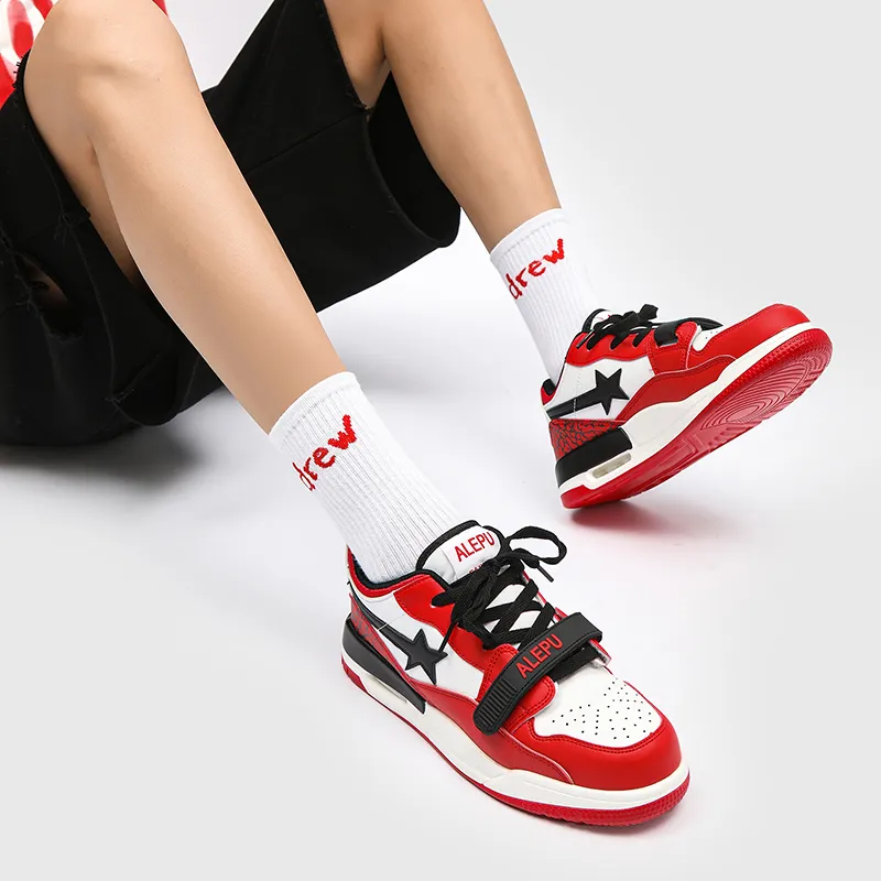 M.M Party Low Top Skateboard Shoes Unisex-36