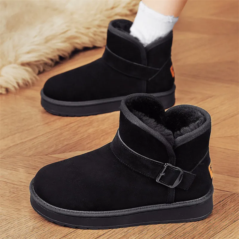 M.M Party Thermal Slip Resistant Crew Snow Boots Unisex-9