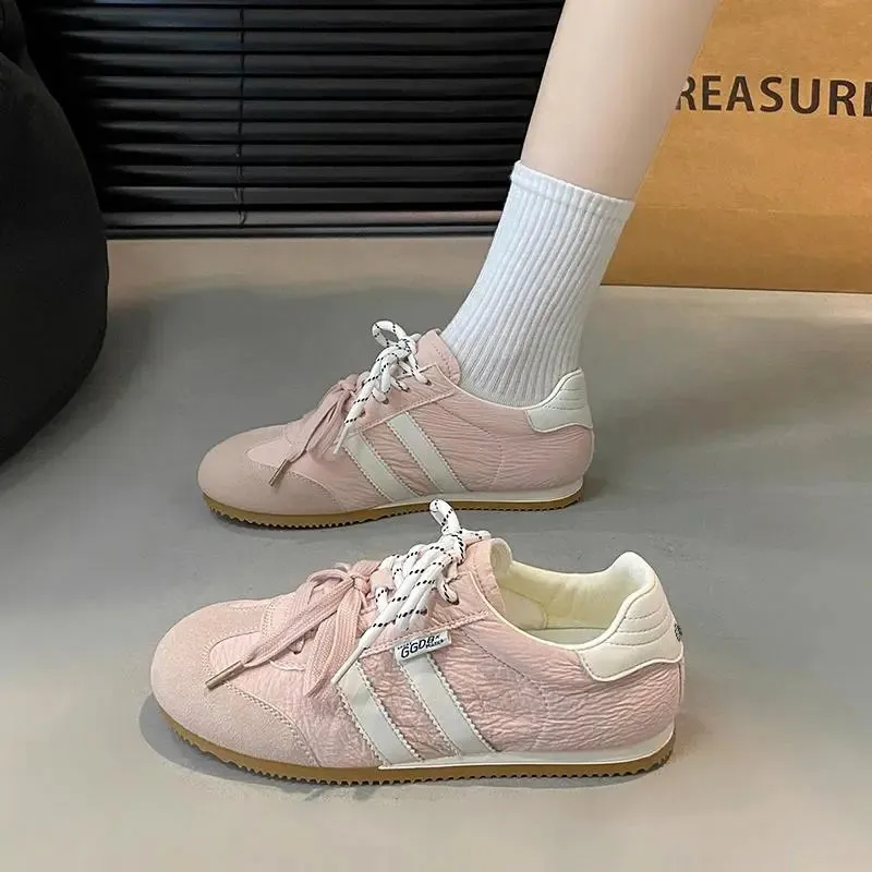 SHUXIAOBEI Chunky Ugly Cute German Army Trainers Low Top Casual Shoes Women's-9