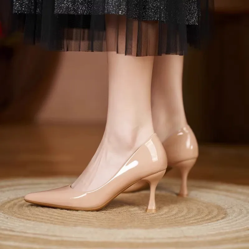 SHUXIAOBEI Slim Heel High Heels Women's-7