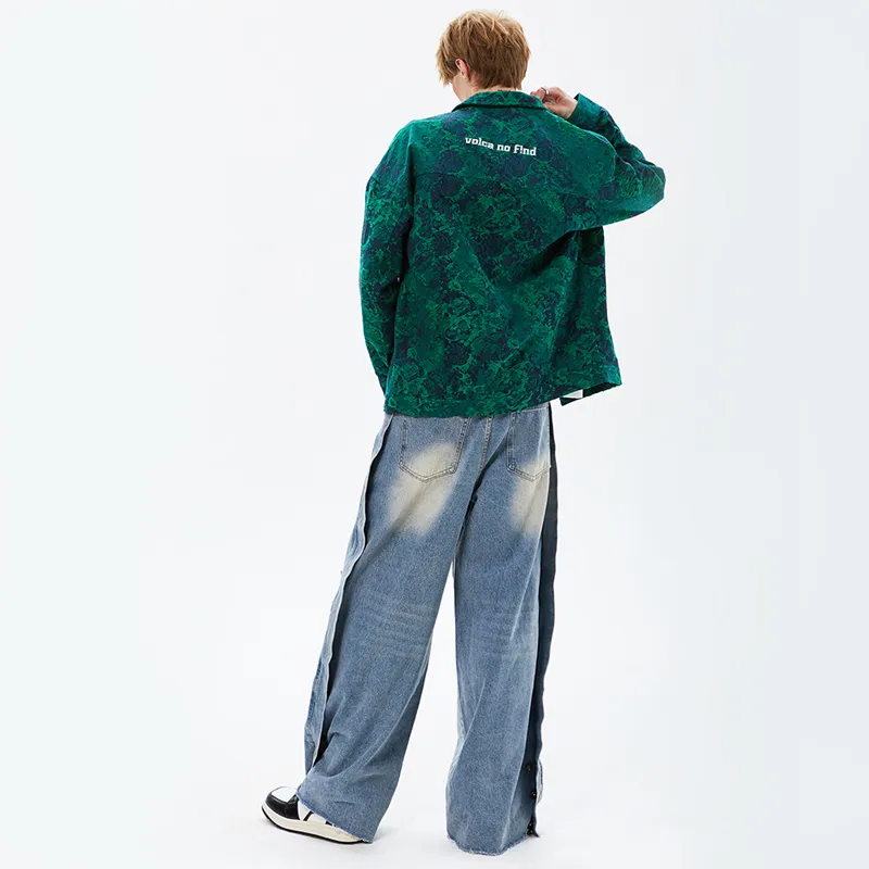 BOPV Denim Jackets Unisex Green-2