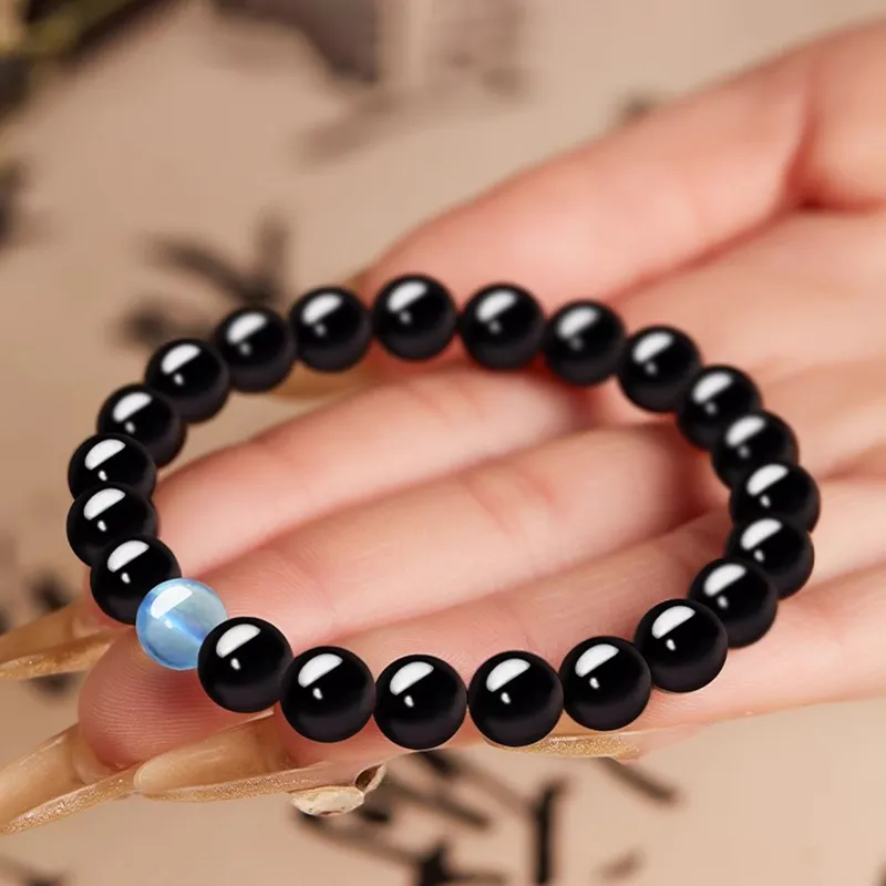 The Thousand Seals Family Obsidian Bracelets Unisex-4