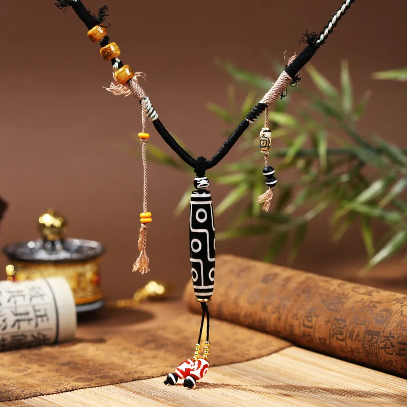 The Thousand Seals Family Agate Necklaces Unisex-3
