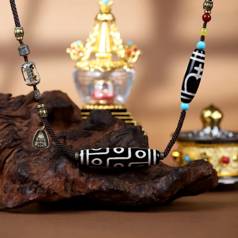 The Thousand Seals Family Agate Necklaces Unisex-4