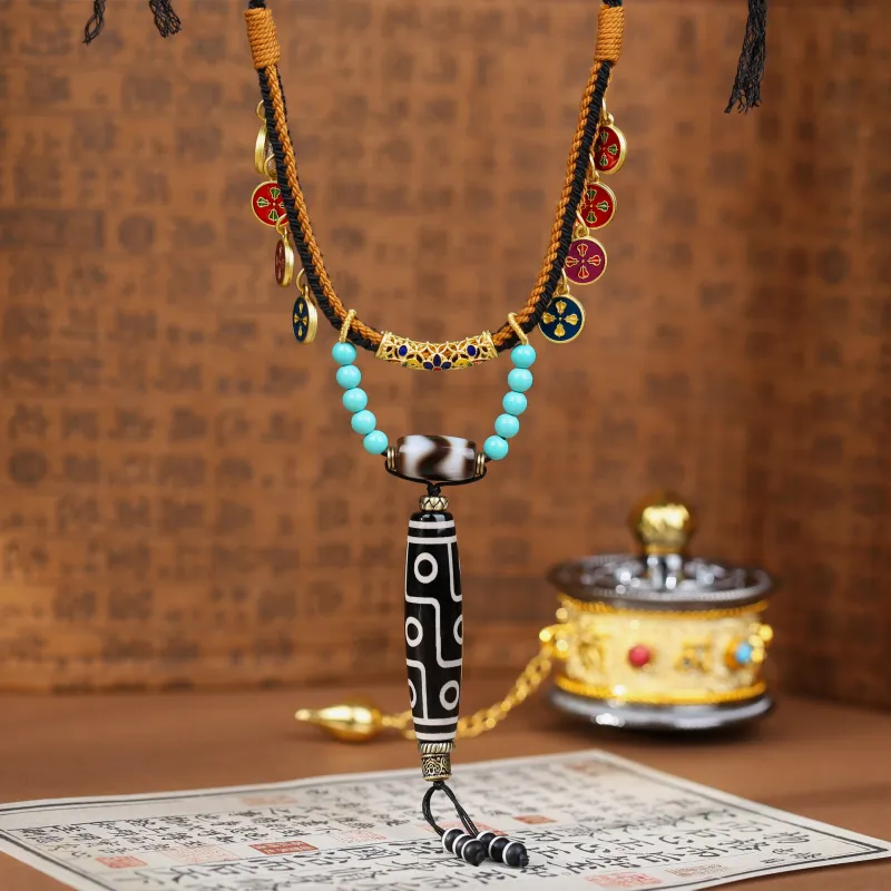 The Thousand Seals Family Agate Necklaces Unisex-1