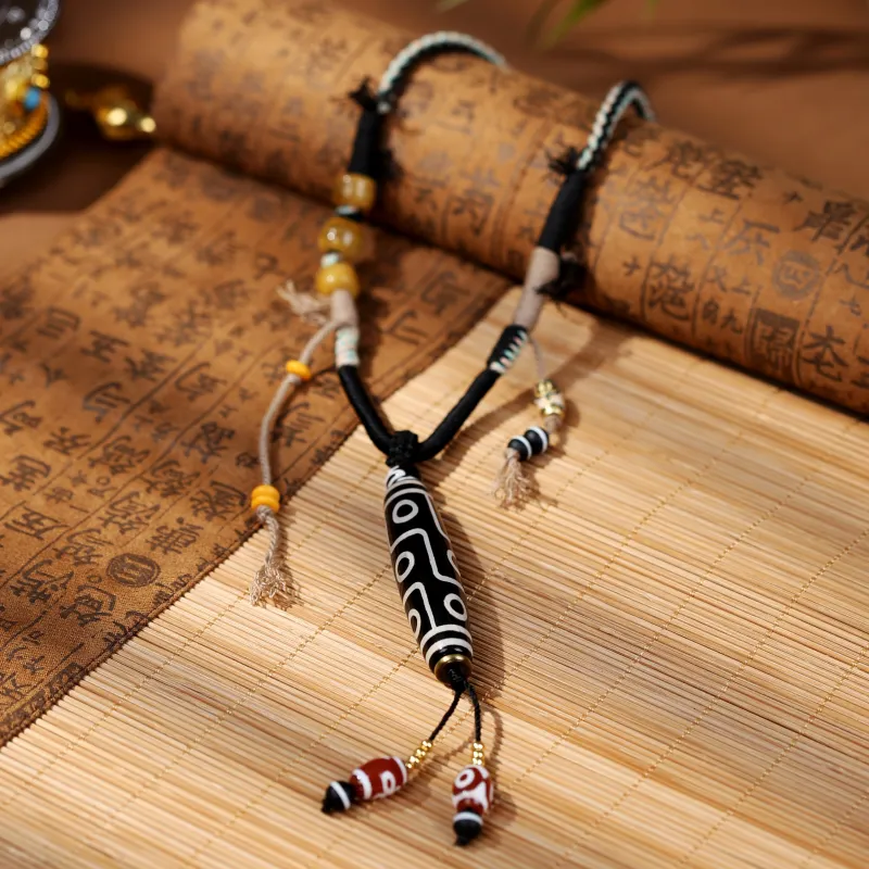 The Thousand Seals Family Agate Necklaces Unisex-4